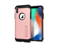 Etui Slim Armor do iPhone X różowe złoto - 1381926 - zdjęcie 1